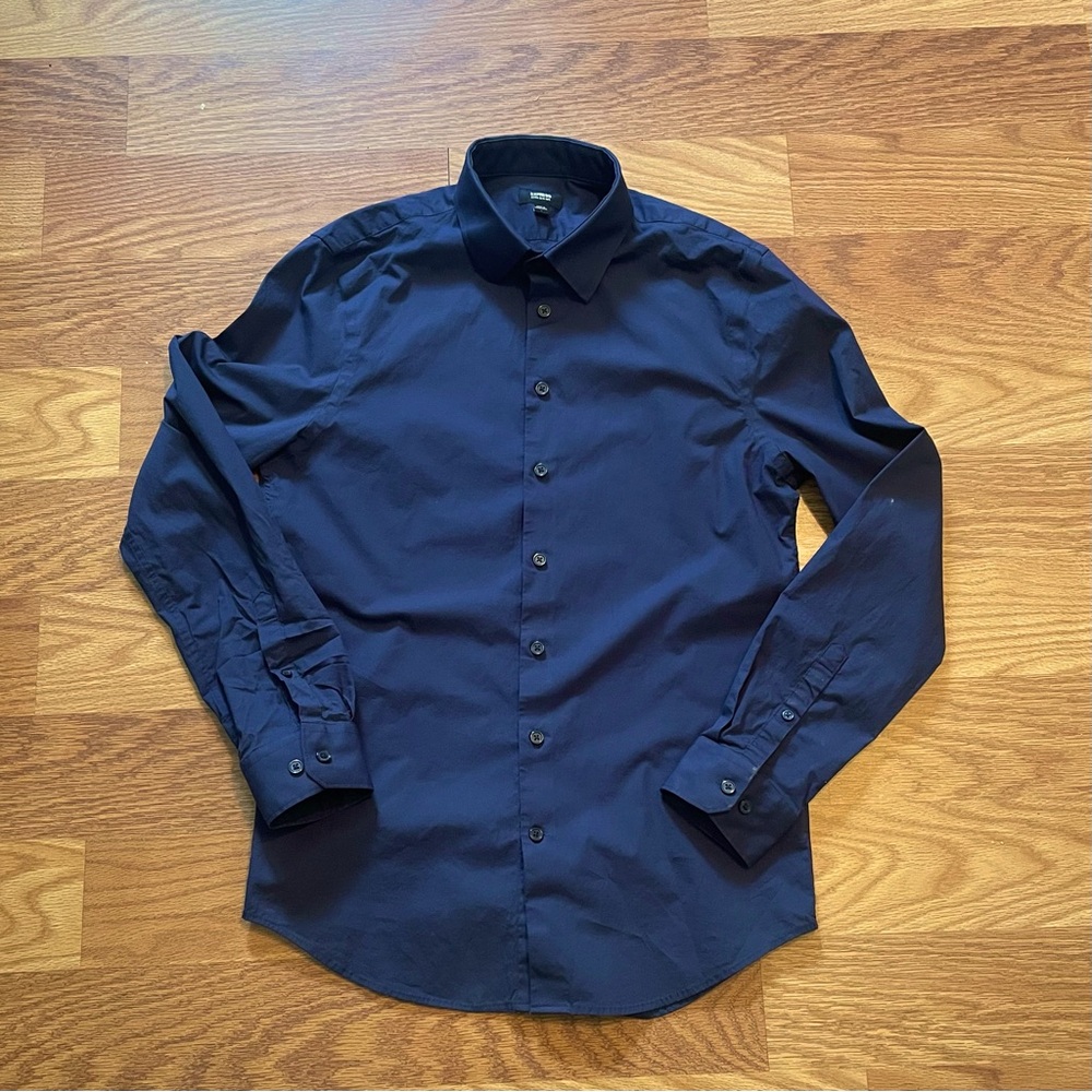 Express 1MX Button Up Dress Shirt